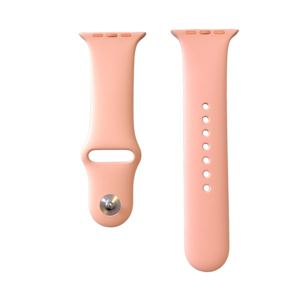 Accessories - Pastel pink silicon watch band, S/M